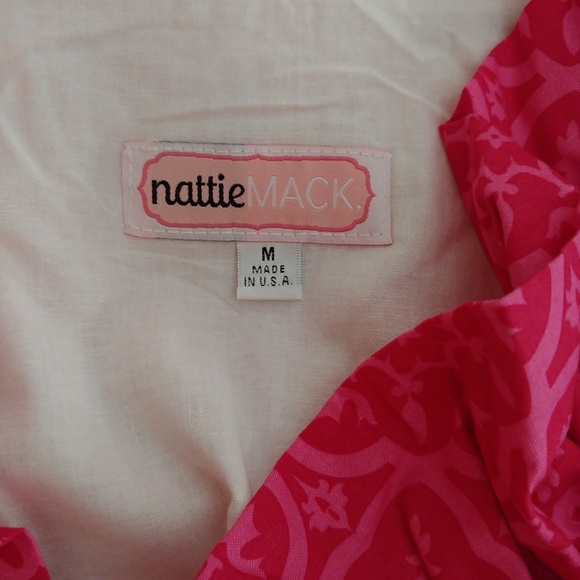 NATTIE MACK RUFFLE BELL SLEEVE DRESS XS - Picture 6 of 6